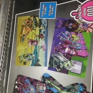 Monster high wood puzzle